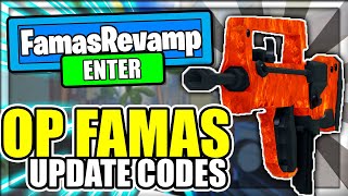 ALL NEW FAMAS REVAMP UPDATE CODES Bad Business Roblox [upl. by Amann]