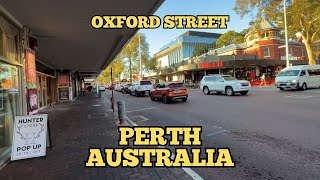 Exploring Perth Australia City Walking Tour of Oxford Street Leederville 2023 [upl. by Nylimaj]