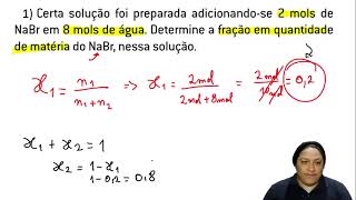 10  SOLUÇÕES  FRAÇÃO MOLAR [upl. by Nol]