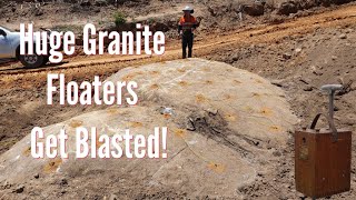 Blasting big Granite floaters [upl. by Dichy665]