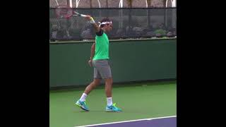 Roger Federer Backhand Slow Motion  ATP Tennis Backhand Technique [upl. by Ietta]