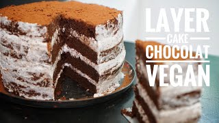 Gâteau de Noël VEGAN au CHOCOLAT quotLayer Cakequot [upl. by Imeon]