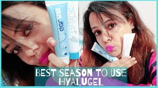 Hyalugel Plus VS Hyalugel  BEST Season To use Hyaluronic Acid  Ageing  Open Pores Youthful Skin [upl. by Ueihttam]