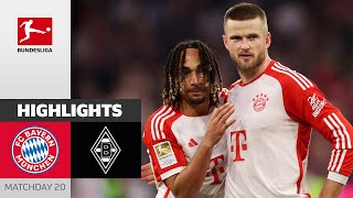 Boey Debut At Bayern Win  FC Bayern  Gladbach 31  Highlights  Matchday 20 – Bundesliga 202324 [upl. by Oilerua210]