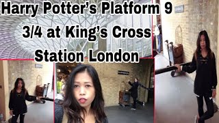 What you can see on Harry Potter’s Platform 9 34 at King’s Cross Station London [upl. by Ottillia7]