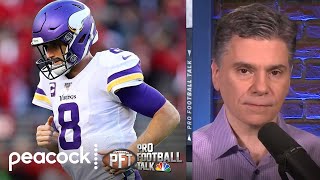 Do Kirk C Jared Goff have longterm futures with Vikings Lions  Pro Football Talk  NBC Sports [upl. by Ahsatel]