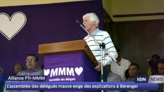 Alliance PTrMMM  Lassemblée des délégués mauve exige des explications à Bérenger [upl. by Idahs603]