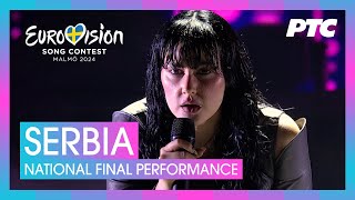 TEYA DORA  RAMONDA  Serbia 🇷🇸  National Final Performance  Eurovision 2024 [upl. by Bedad998]