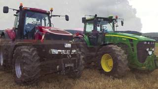 Traktorpulling JOHN DEERE 8430 vs CASE 315 [upl. by Nyrret]