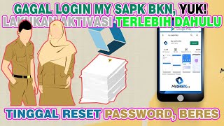 Cara Aktivasi My SAPK BKN  Tidak Bisa Login My SAPK BKN [upl. by Jecho]