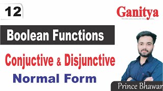 13 Principal disjunctive normal form Examples  Pdnf examples in Discrete Mathematics [upl. by Draude]