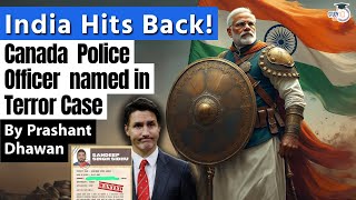 India Hits Back at Canada  Canada Border Police Officer named in Punjab Case by India [upl. by Biamonte]