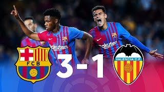 Valencia vs Barcelona  LaLiga Highlights  ESPN FC [upl. by Atazroglam]