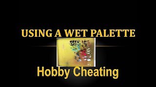 Hobby Cheating 115  How to Use Your Wet Palette [upl. by Barmen]