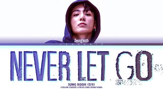 Jung Kook 정국 Never Let Go Lyrics Color Coded Lyrics  2024 BTS FESTA [upl. by Lav161]