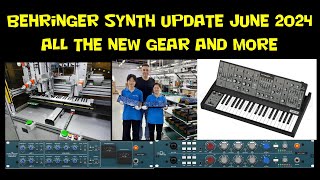 Behringer Synthesizer update June 2024 [upl. by Macguiness]