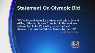 Salt Lake City Not Denver Chosen To Bid For Winter Olympics [upl. by Asseret]