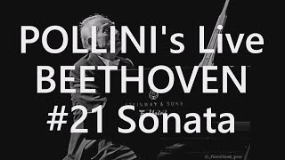 Maurizio Pollini Beethoven quotWaldsteinquot 1973 Live [upl. by Ainoz]