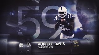 59 Vontae Davis CB Colts  Top 100 Players of 2015 [upl. by Halsey61]