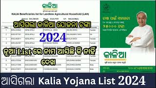 KALIA YOJANA LIST 2024ଆସିଗଲା କାଳିଆ ଯୋଜନା କିସ୍ତିର ଲିଷ୍ଟ kaliayojana kaliayojananewupdatetoday [upl. by Enihpad]