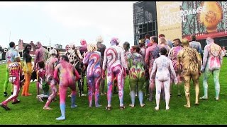 Amsterdam 2016 Bodypainting Day Creative Art [upl. by Seldon591]