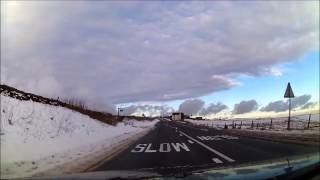 Peak District Snow 2017 A Drive [upl. by Lohrman]