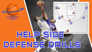 How to Teach Help Side Defense 4 Best Basketball Drills [upl. by Gosselin778]