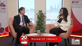 RCSI Bahrain 20 Years in Focus  Research Impact [upl. by Norehc956]