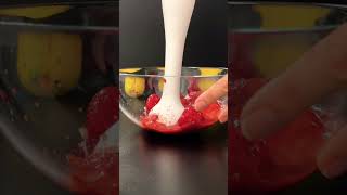 Erdbeeren 🍓 erdbeeren joghurt nachtisch dessert cake lecker recipe schots [upl. by Drucie848]