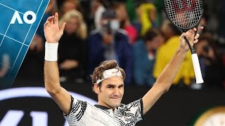 Roger Federer vs Stan Wawrinka  Australian Open 2017 Semi Final Highlights [upl. by Rafaelia]