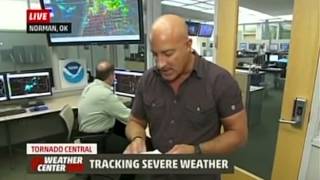 TWC Tornado Coverage 4272014 Part 6 710pm [upl. by Ellehcirt414]