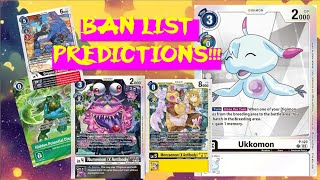 Banlist Predictions Will Ukkomon get what he deserves [upl. by Camilia]