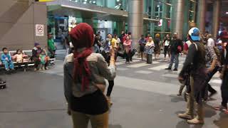 Original Sabahan busking  KKIA memang power [upl. by Babita]