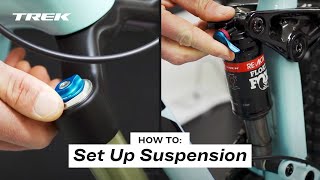 How To Set Up Mountain Bike Suspension [upl. by Hoppe]