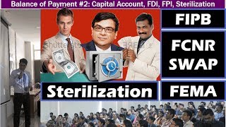 BoP2 Capital Account Sterilization FIPB Abolition FCNR Swap Crisis Demonetization Impact [upl. by Derry619]