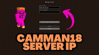 Minecraft camman18 Server IP Address [upl. by Searle]