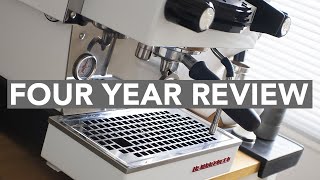 LA MARZOCCO  The Linea Mini Four Year Review [upl. by Angelle]