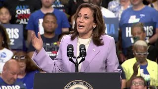 FULL SPEECH Kamala Harris addresses Nevada voters in Las Vegas rally [upl. by Landrum382]