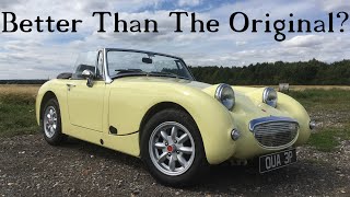 Frogeye Sprite Replica  Better Than The Original MG Midget Tifosi Rana 1976 Midget Road Test [upl. by Lorette]