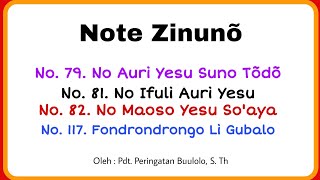 Note Zinuno No 79 81 82 117  Senin 10 April 2023 Paskah II  Moloo Perikopen Gereja ONKP [upl. by Rodnas]