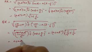 Finding the length of latus rectum if length of two perpendicular tangents is given [upl. by Hyps636]