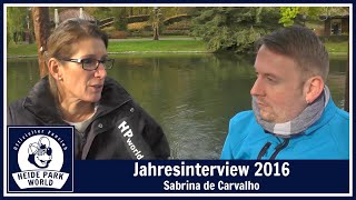 Interview mit Sabrina de Carvalho 2016 [upl. by Chelton884]