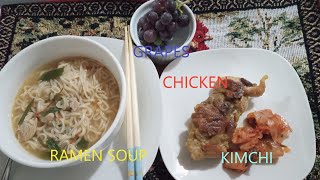 Cilantro Paprika and White Wine In Ramen Noodles amp Turmeric In Fried Chicken amp Kimchi [upl. by Esidarap]