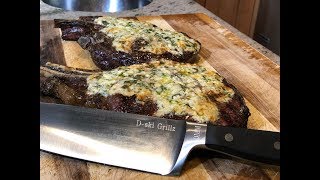 Seared Ribeye With Blue Cheese Butter Sauce [upl. by Sheryl]