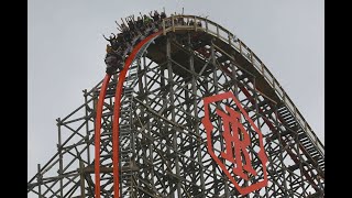 Quarry Drop  Iron Rattler at Six Flags Fiesta Texas [upl. by Horick]