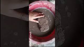 Asmr yellow gritty sand cement dipping in water 💦🤤dipping dusty relax gritty viralvideo reels [upl. by Karisa]