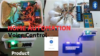 Home automation using Bluetooth module  Arduino UNO with Complete product [upl. by Anytsyrk]