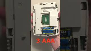 How to Replace Thermostat Batteries Trane Shorts [upl. by Atires]