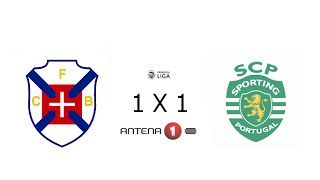 BELENENSES 1 X 1 SPORTING CP  LIGA NOS 201415  RELATO ANTENA 1 [upl. by Adina609]