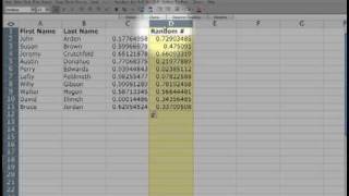 Randomizing a list of students using Excel [upl. by Bucella979]